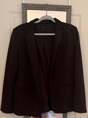 Ann Taylor Dark Brown Women's Tailored Blazer